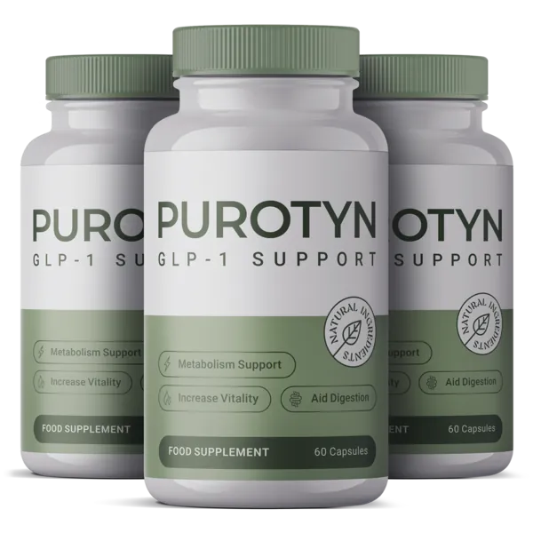 Tre flasker Purotyn GLP-1 Support